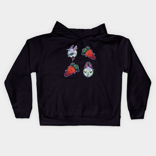 Sick Bunny Boi Kids Hoodie by JRAFS